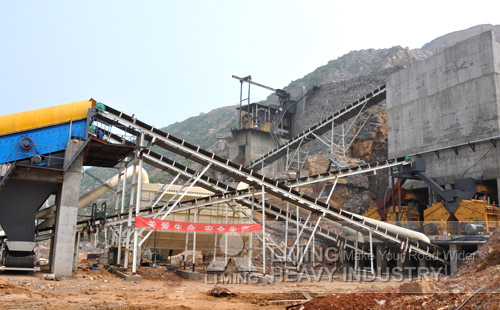 Fixed jaw crusher PE 750*1060 application in limestone process