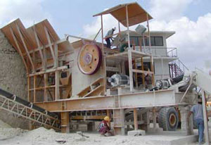 Rock crusher machine applied in the construction sand making plant