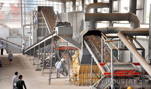 alat crusher application in the Bauxite crushing plant in Indonesia