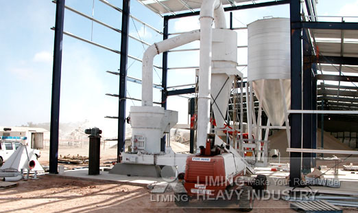 Cement grinding production equipment applied for airport construction industry in Tanzania  