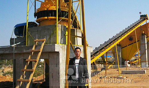 600tph barite processing plants used cone crusher hpc series in usa