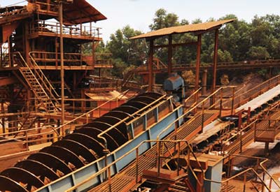PE150× 250 jaw crusher applied for iron ore beneficiation plant in Papua New Guinea